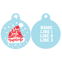 Pet ID Tag | Dear Santa, Let's Negotiate