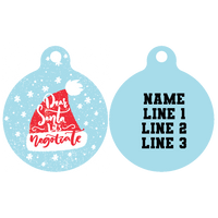 Pet ID Tag | Dear Santa, Let's Negotiate