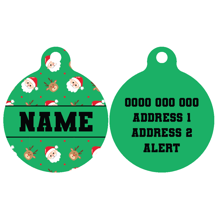 Pet ID Tag | Deck The Paws