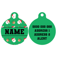 Pet ID Tag | Deck The Paws