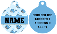 Pet ID Tag | Whale, Hello There