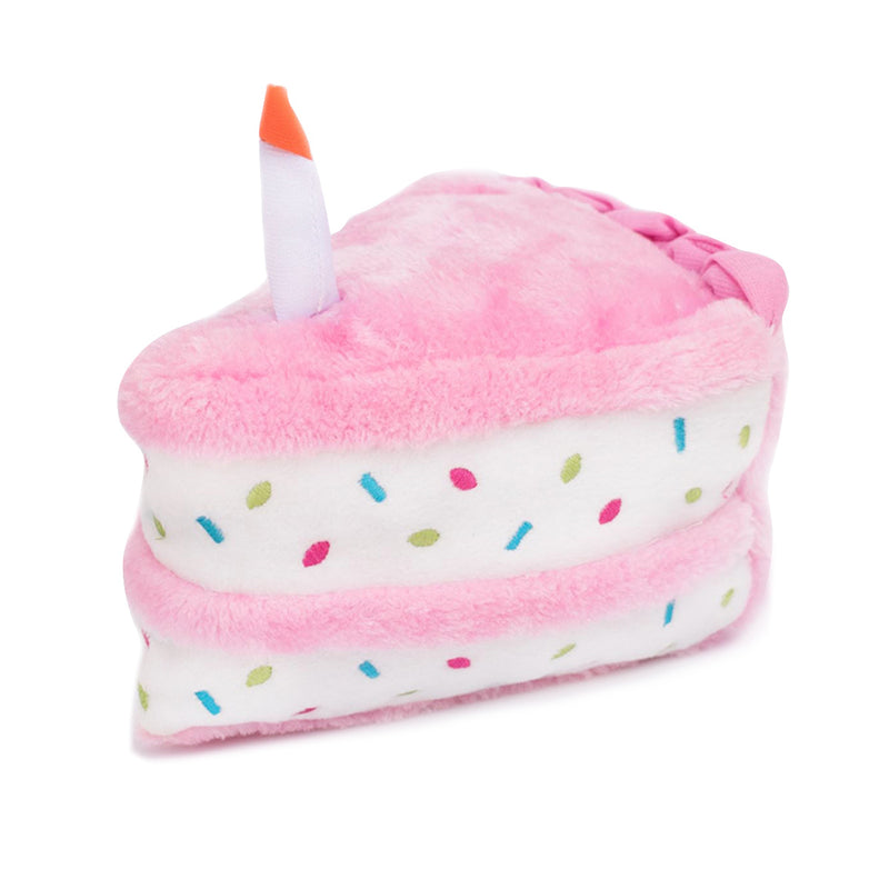 ZIPPY PAWS: Plush Pink Birthday Cake