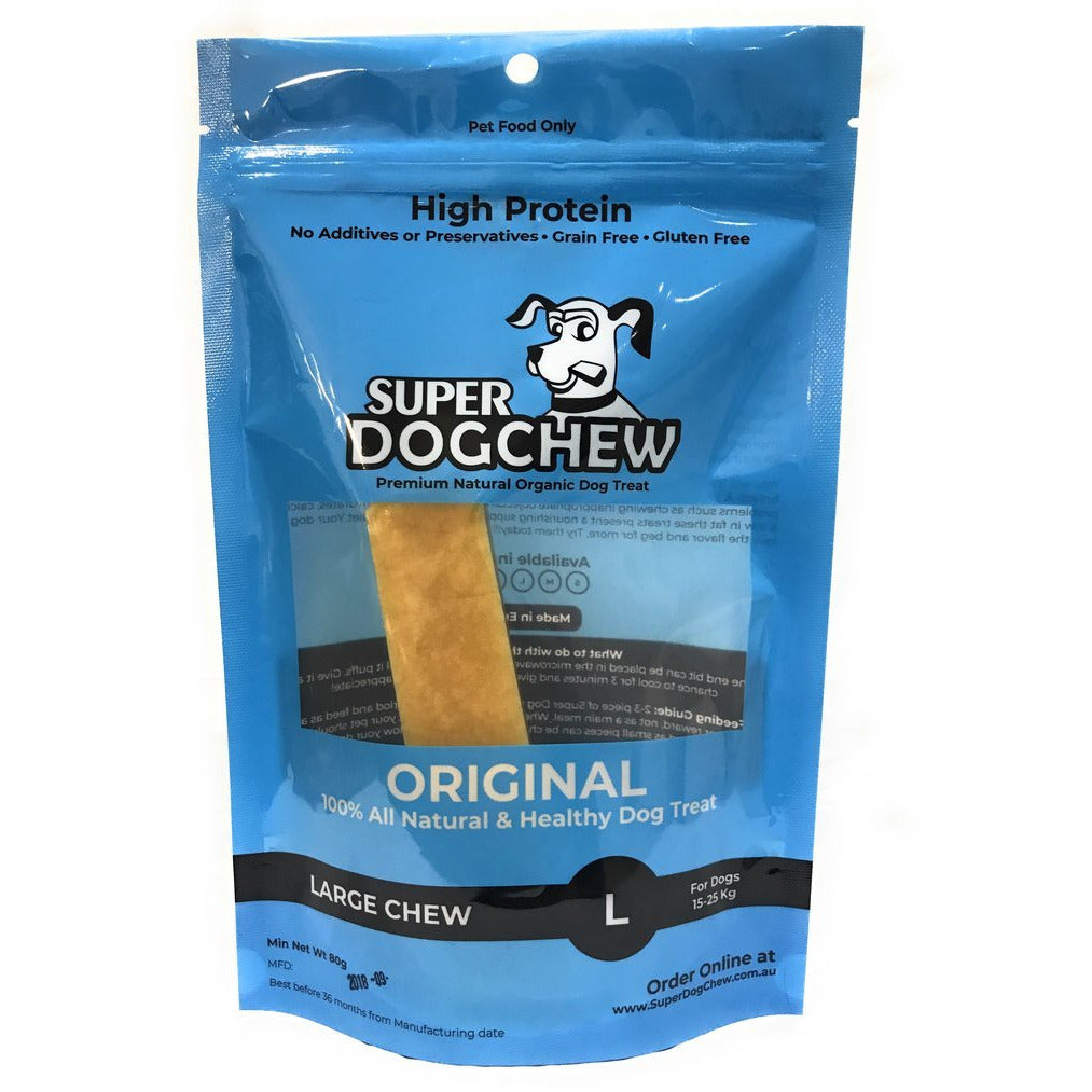 DOG TREATS | Super Dog Chew: Chew Bar | Large - For most dogs 15kg - 25kg