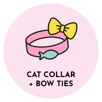 Cat Collar + Bow Tie
