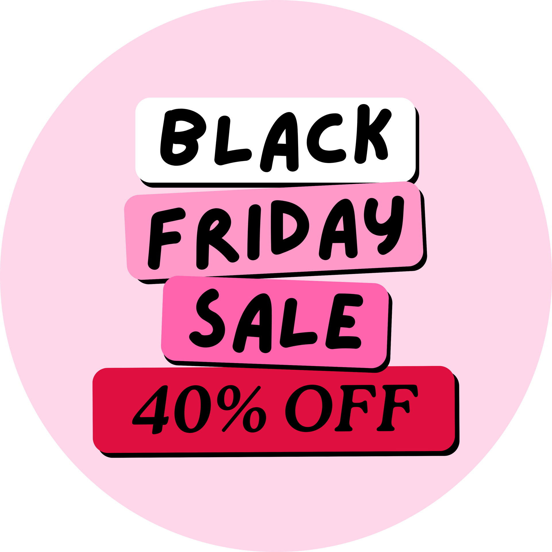 Black Friday - 40% Off