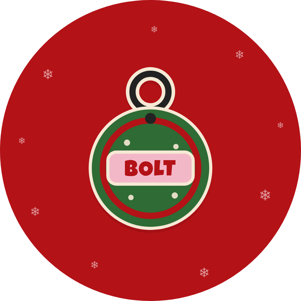 Christmas Pet ID Tags