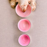Loving Pets: Le Bol Bowl Non Skid Stainless Steel Bowl | Rose Pink - Large