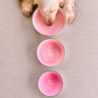 Loving Pets: Le Bol Bowl Non Skid Stainless Steel Bowl | Rose Pink - Large