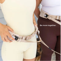 ATTACHD | The Attachdᵀᴹ Hands-Free Dog Belt | Standard BEIGE (70-120cm)