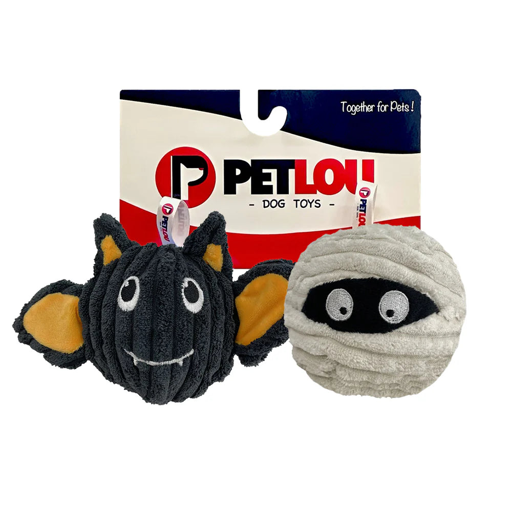 Petlou: 4" EZ Squeaky Ball Twin Pack - Batmmy