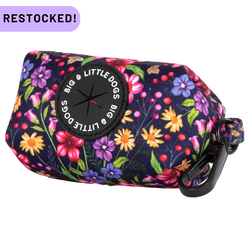 DOG POOP BAG HOLDER: Petal Paradise