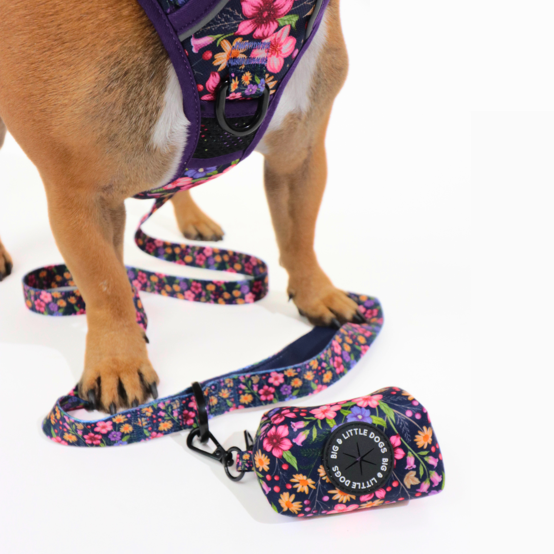 DOG POOP BAG HOLDER: Petal Paradise