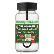 DOG TREATS | Meaty Bubbles: Pigs In Blanket Christmas 2025 Bubbles 125ml  