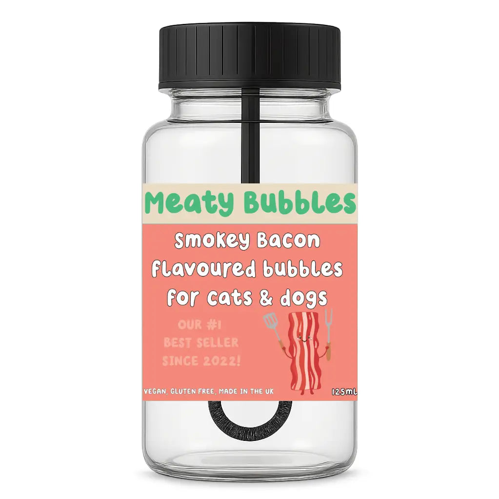 DOG TREATS | Meaty Bubbles Smokey Bacon Bubbles 125ml
