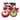 Petlou: Christmas EZ Squeaky Twin Pack Ball - Santa & Reindeer