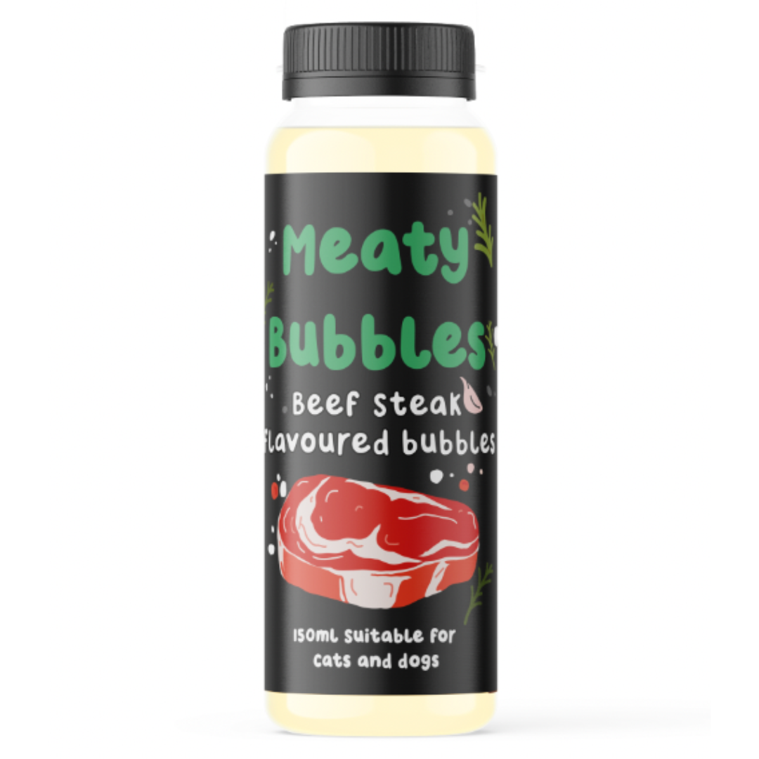 Meaty Bubbles: Beef Steak Bubbles (150ml)