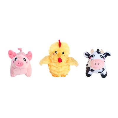 ZIPPY PAWS: Miniz 3 Pack - Barnyard Friends (NEW)