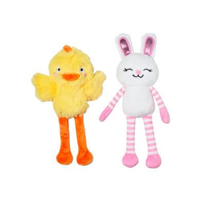 Fringe Studio: Hoppy Go Clucky 2PCE Plush Dog Toy {FINAL SALE}