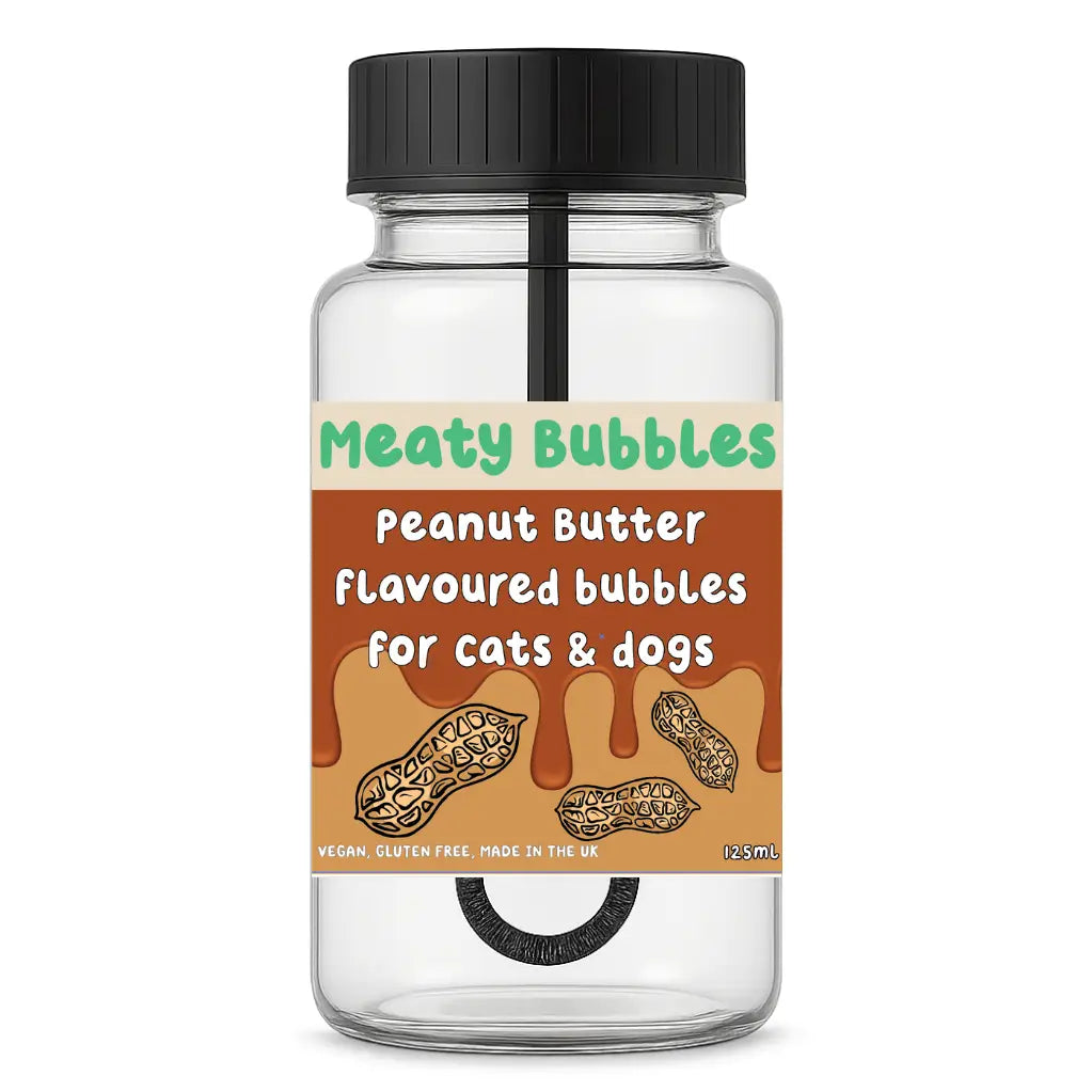 DOG TREATS | Meaty Bubbles Peanut Butter Bubbles 125ml