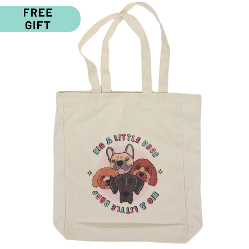 Gift with Purchase | 1 x BLD Calico Tote Bag | (FREE with orders over $100 - after discounts & before shipping) (EXCLUDES WHOLESALE)