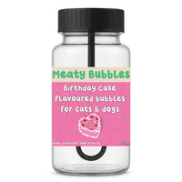 DOG TREATS | Meaty Bubbles Birthday Cake Bubbles 125ml 