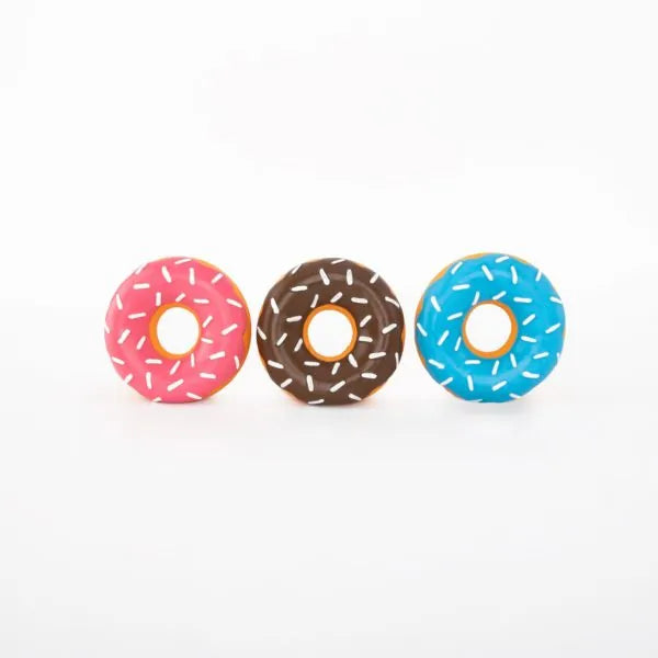 ZIPPY PAWS: Latex Mini Donuts 3PK