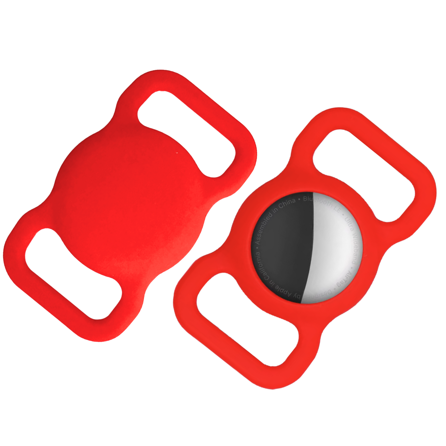 AirTag Holder | Harness or Collar Mounted (M/L Size) | Red