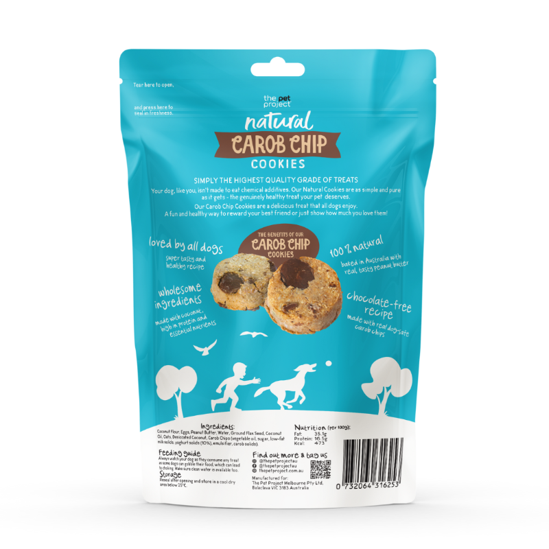 DOG TREATS | Pet Project: Carob Chip Cookies 10PK