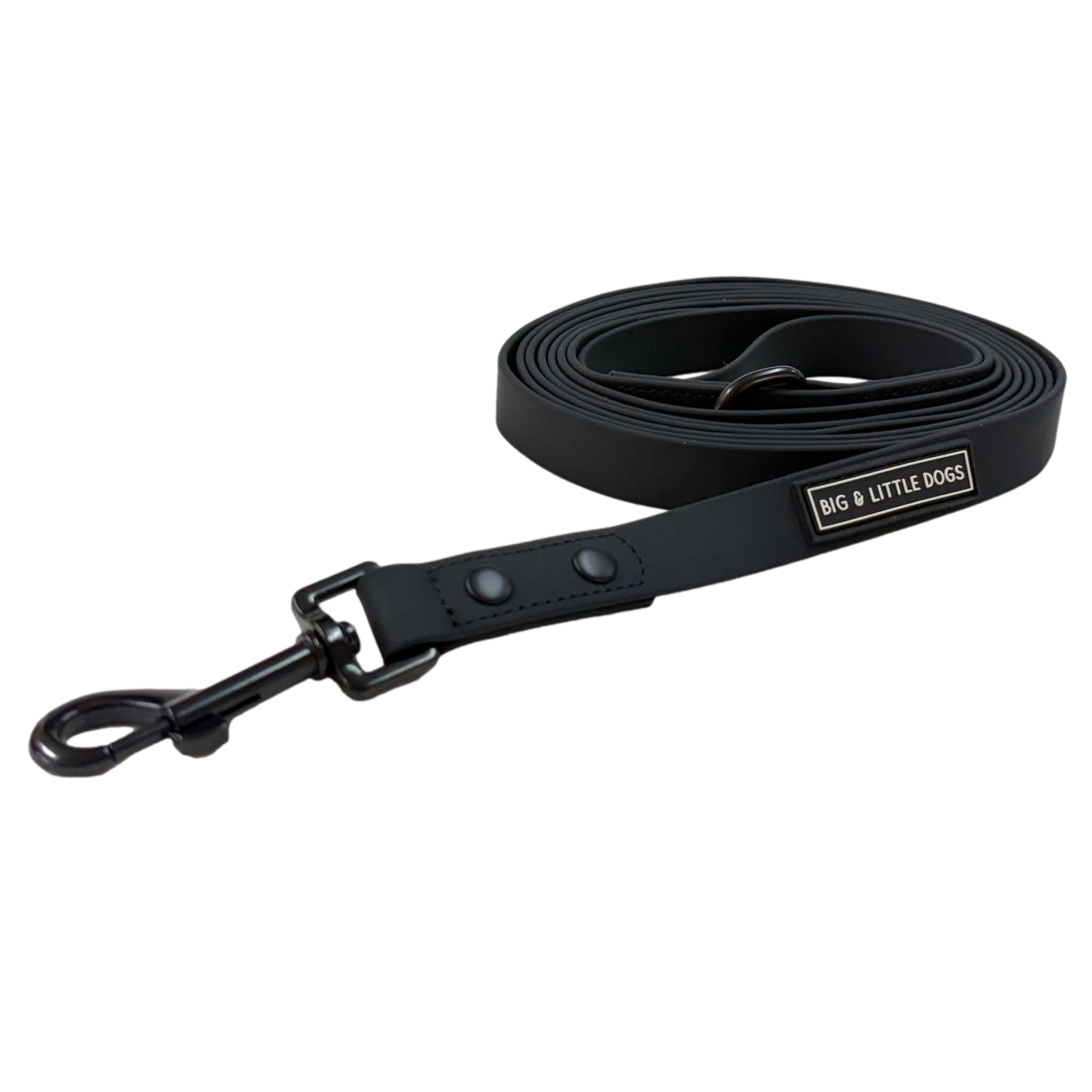 DOG WATERPROOF LONG LEASH: Black (3 Metre)