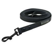 DOG WATERPROOF LONG LEASH: Black (3 Metre)