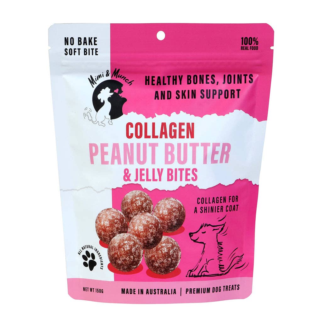 DOG TREATS | Mimi & Munch - Collagen Peanut Butter & Jelly Bites