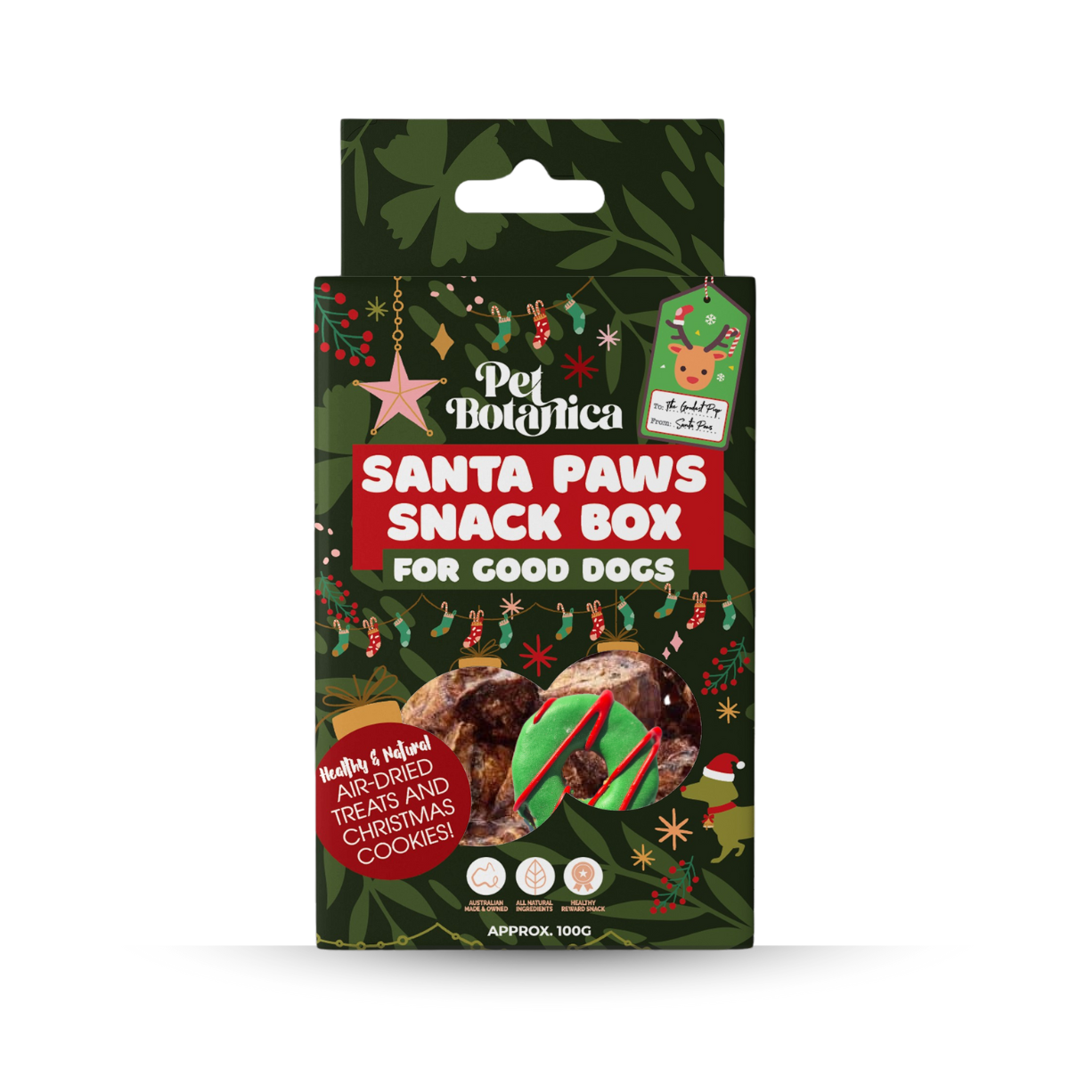 DOG TREATS | Pet Botanica - Santa Paws Snack Box