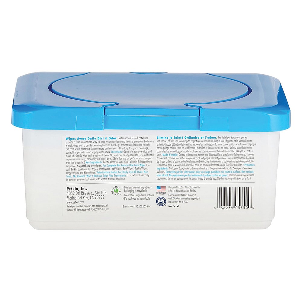 Petkin: Pet Wipes 100pk