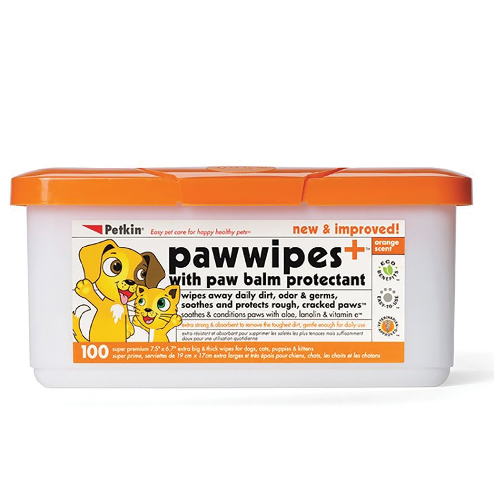 Petkin: Paw Wipes 100pk