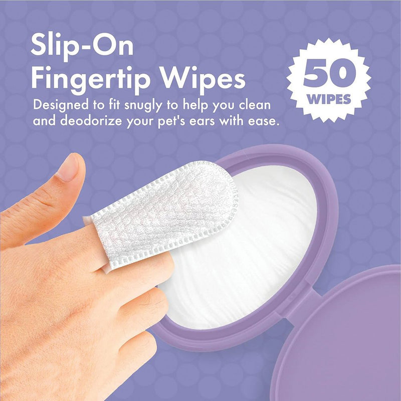 Petkin: Fingertip Ear Wipes (50pk)