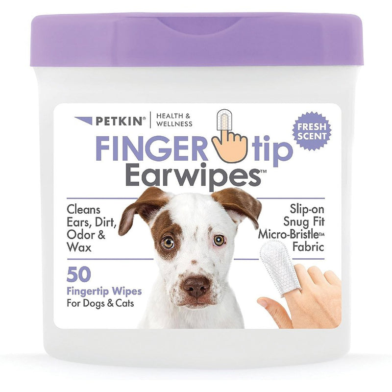 Petkin: Fingertip Ear Wipes (50pk)