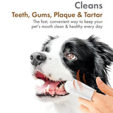 Petkin: Fingertip Tooth Wipes - Peanut Butter (50pk)