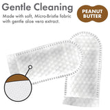 Petkin: Fingertip Tooth Wipes - Peanut Butter (50pk)