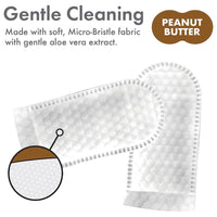 Petkin: Fingertip Tooth Wipes - Peanut Butter (50pk)