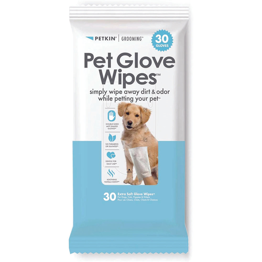 Petkin: Pet Glove Wipes (NEW)