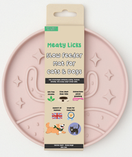 DOG ENRICHMENT | Meaty Licks: Cactus Calm Slow Feeder – Blush Beige