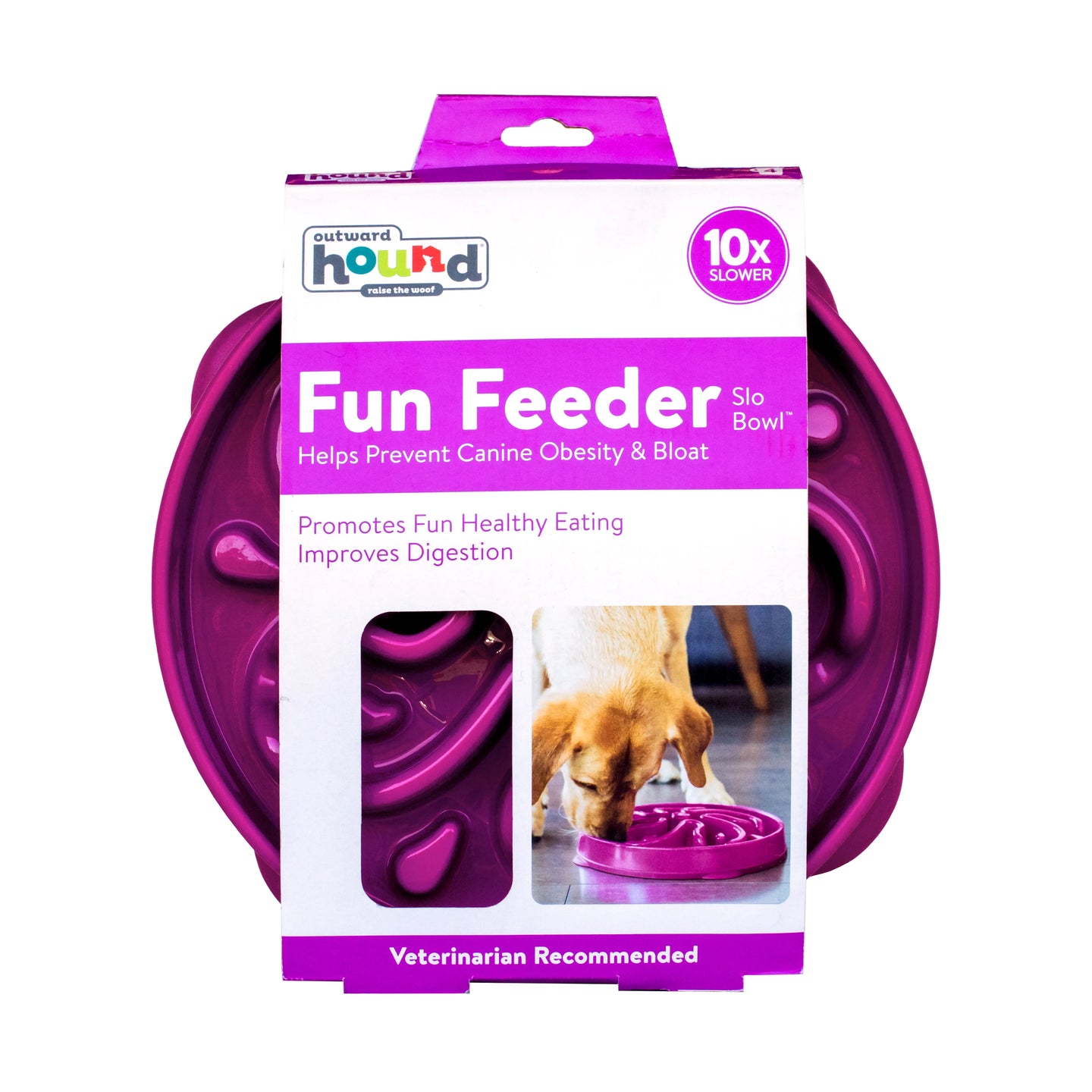 Outward Hound: Fun Feeder | Large | Purple