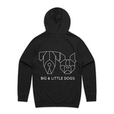 Pawrent BLD Gang Black Premium Hoody Jumper with BLD Logo