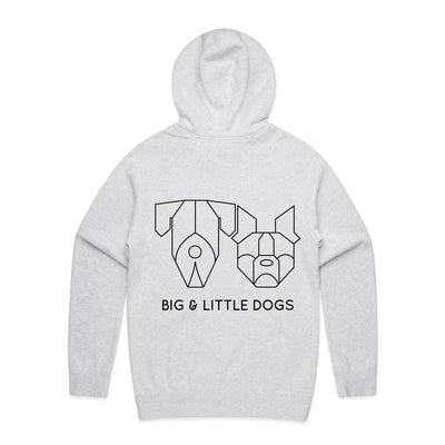 Pawrent BLD Gang Grey Marle Premium Hoody Jumper with BLD Logo