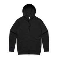 BLD LIFESTYLE CLUB ZIP HOODIE: "BLD Original Logo" | Black (Vinyl)