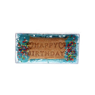 DOG TREATS | Huds and Toke: Happy Birthday Bone BLUE Cookie (Small)