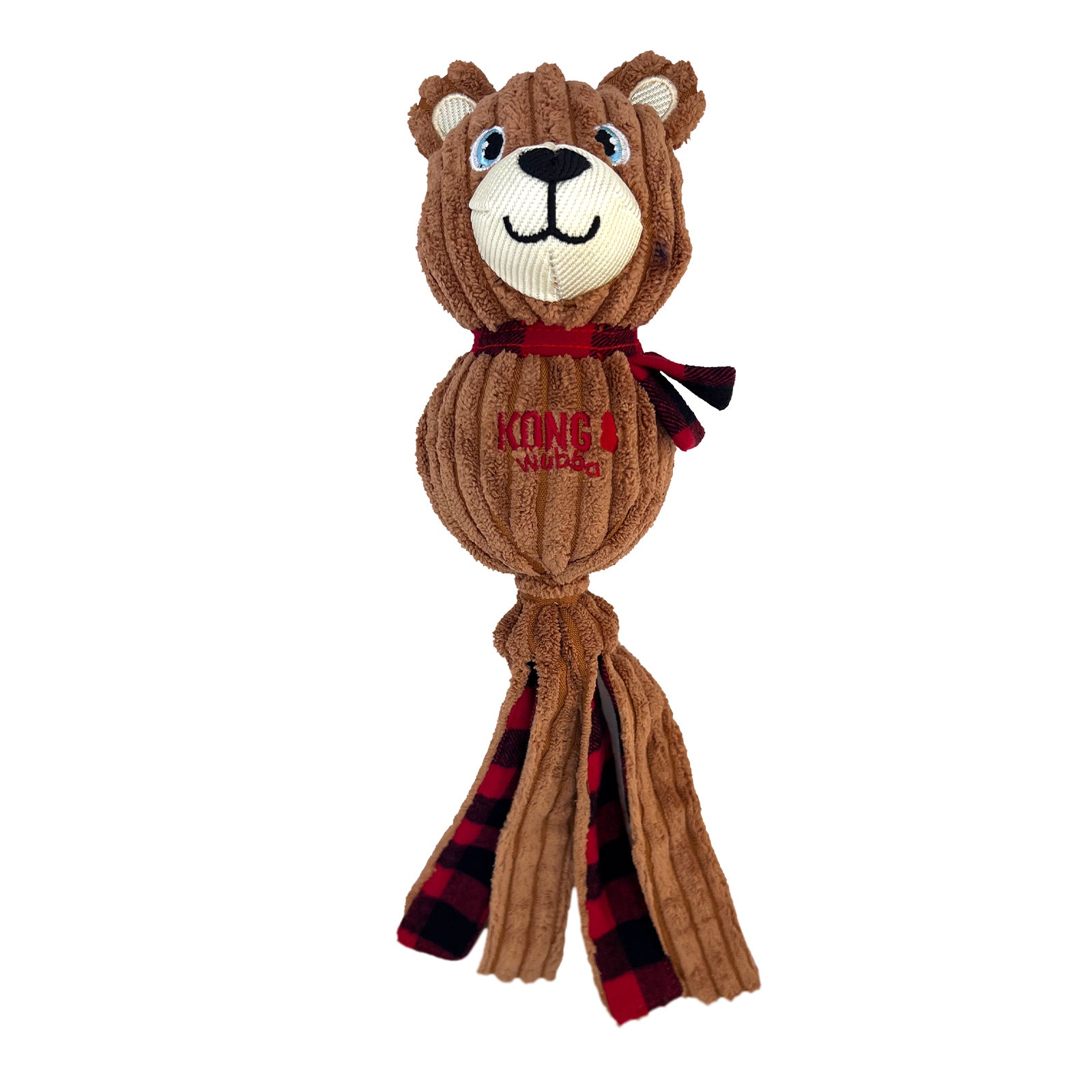 KONG: Christmas Holiday Wubba Corduroy Bear - Large (NEW)