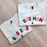 BLD LIFESTYLE CLUB TEE: "Christmas Dog Mum" | Ecru (Digital Printing)