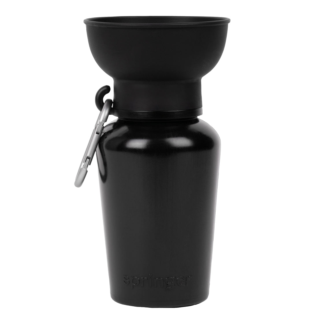 Springer: Flip Dog Travel Bottle - Black