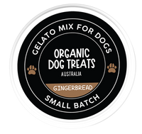 DOG TREATS | Organic Dog Treats: Dog Gelato DIY Kit - Christmas Gingerbread